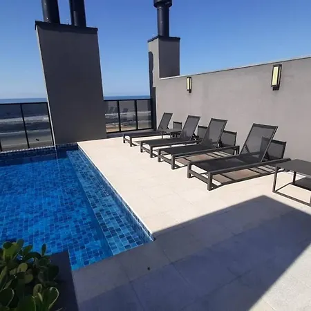 Studio 105 Maravilhoso Frente Mar Piscina Aquecida Matinhos Exterior photo